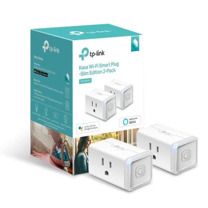 TP-LINK HS105 Outlet Kasa Smart Wi-Fi Plug Mini 2-pack