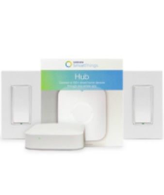 Samsung SMARTTHINGS HUB & LEVITON BUNDLE STKIT-2DS Smart Home Starter Kit