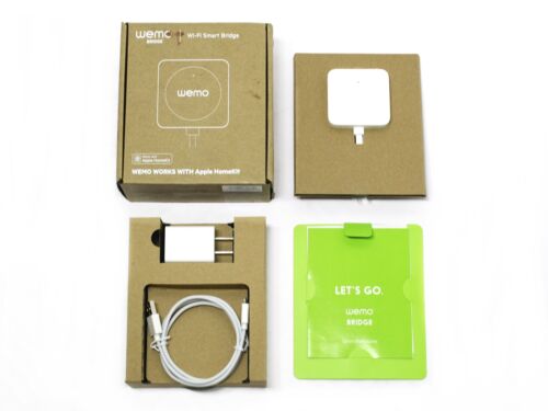 Wemo Bridge F7C074 Wi-Fi Smart Bridge Works w/ Apple HomeKit