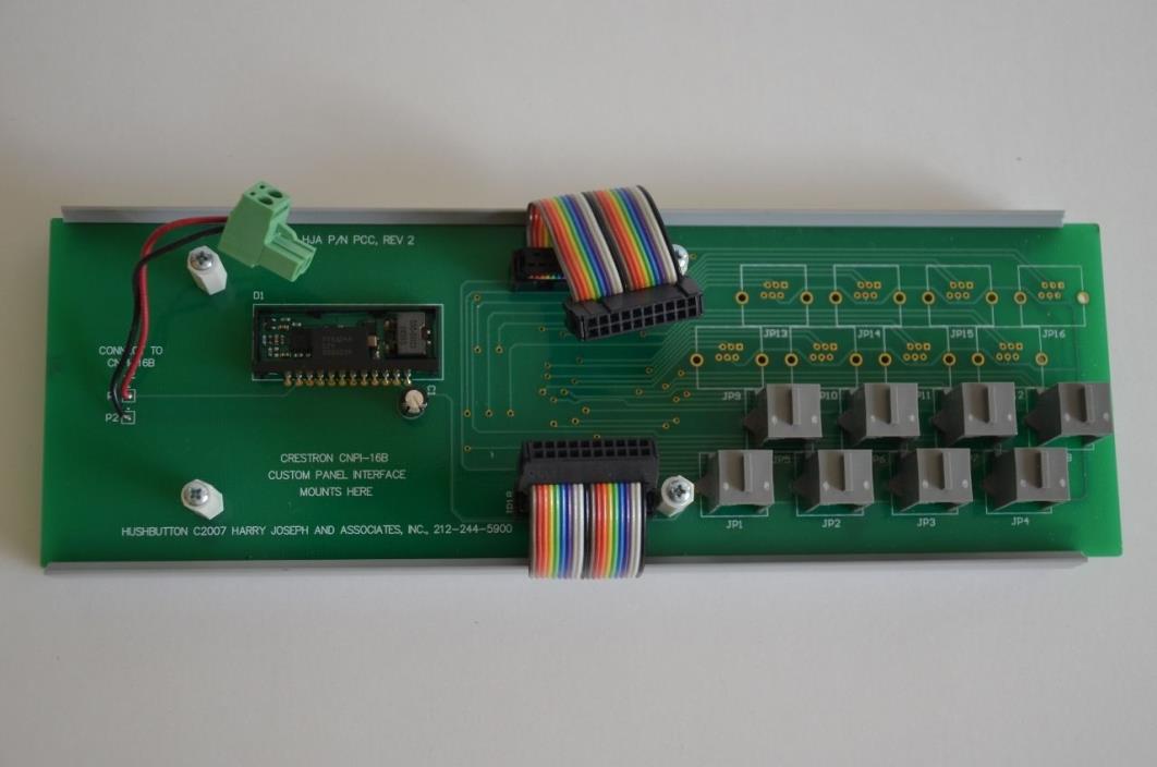 New Hush Button PCC Board for Crestron Controll System CNPI-16B Interface Board