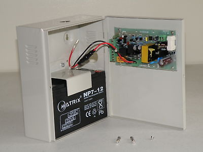 12VDC UPS power supply for keyless electronic door lock or other use