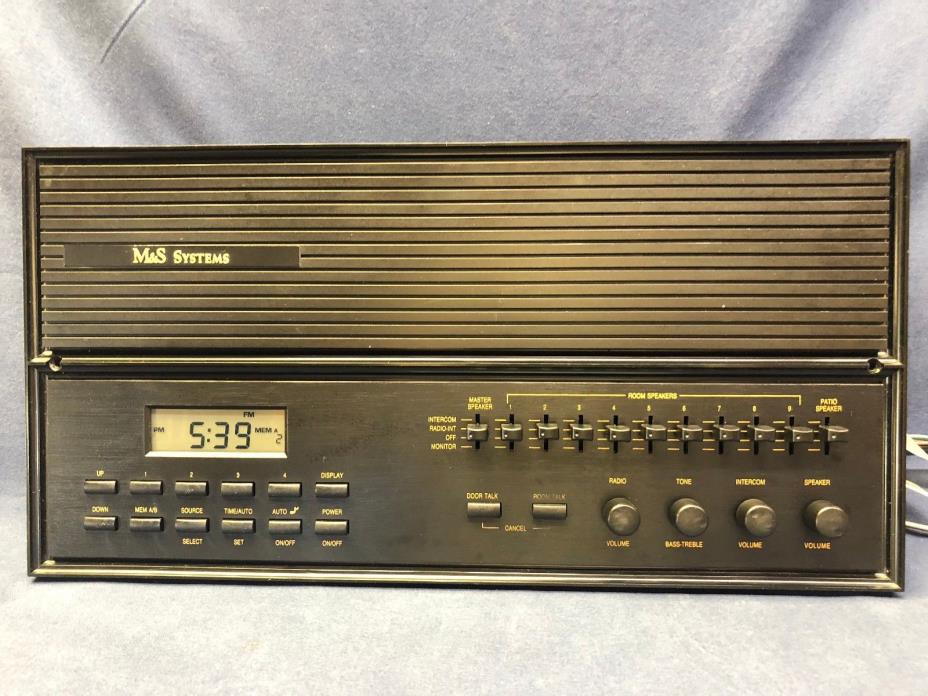 M&S Music And Sound RARE 350AB Black Refurbished Intercom Master