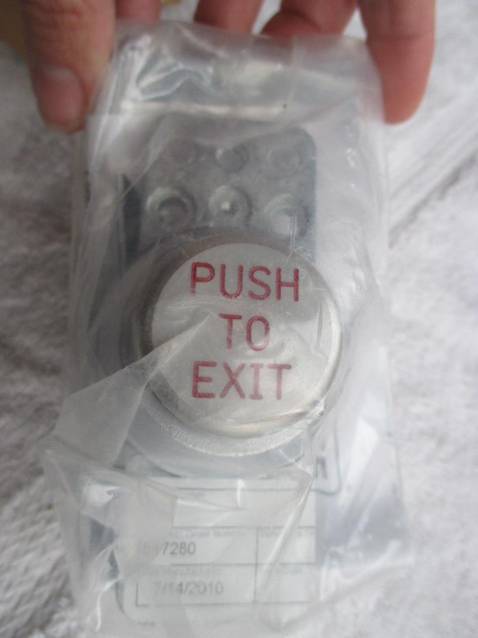 New Schlage Push to Exit Aluminum Button 631xAL-EXxHDP. 1 1/4