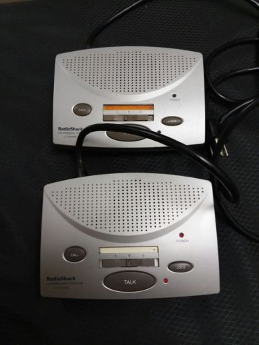 Radio Shack 43-3105 Advance 3 Channel FM Wireless Intercom Replacement x2