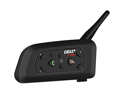 EJEAS V6 Bluetooth Motorcycle Helmet Intercom Headset Wireless 1000M Headphone 6