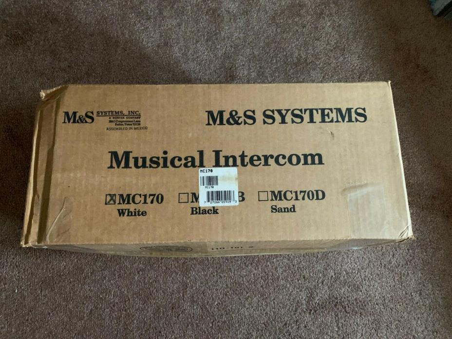 M&S Systems Musical Intercom Color White Model # MC170