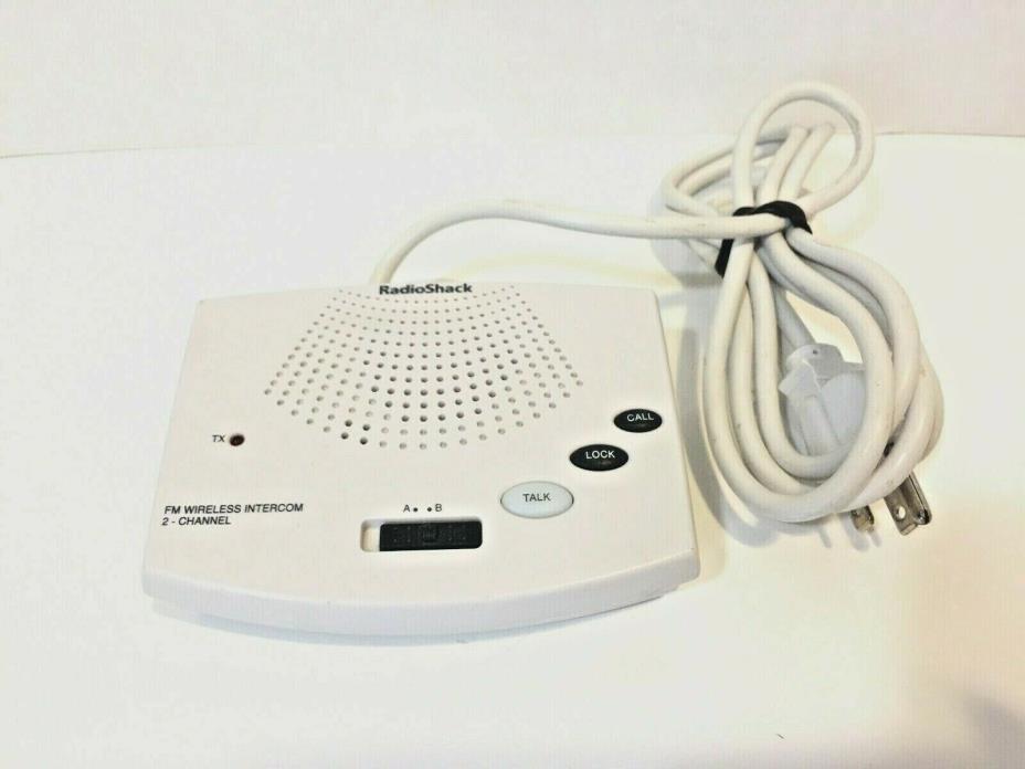 Radio Shack FM wireless Transmitter 2 Channel wireless intercom 43-3106