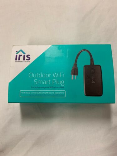 Iris Outdoor WiFi 120-Volt Smart Plug - Black 1051648 NIOB* 0718