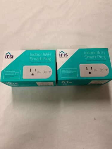 2 IRIS White Indoor WiFi Smart Plug 120 volt GL081    BRAND NEW! Free Shipping
