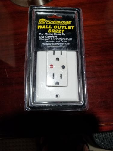 NEW X-10 POWERHOUSE White Wall Outlet SR227