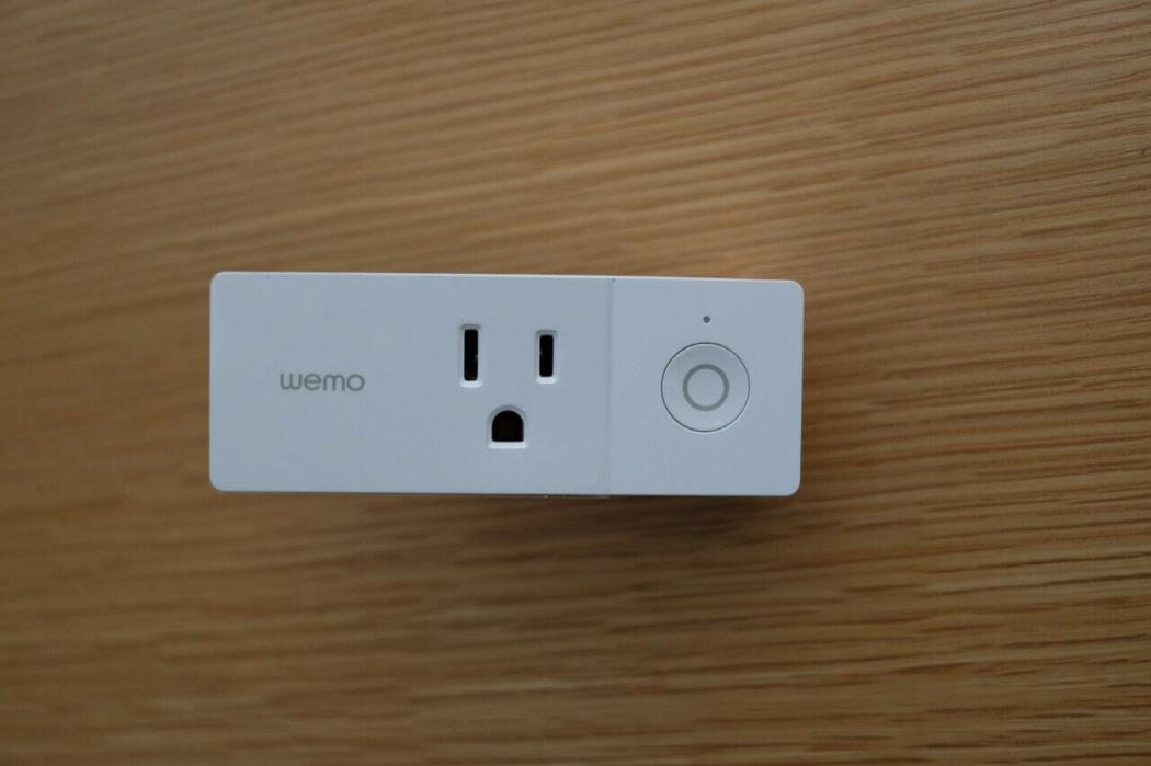 Wemo Mini Smart Plug WiFi Enabled Works with Alexa Google Assistant & Apple Home