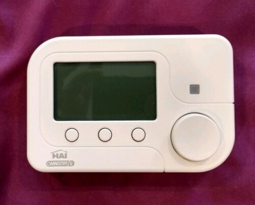 HAI Leviton RC-1000WH White Omnistat2 Single Stage & Heat Pump Thermostat RC1000