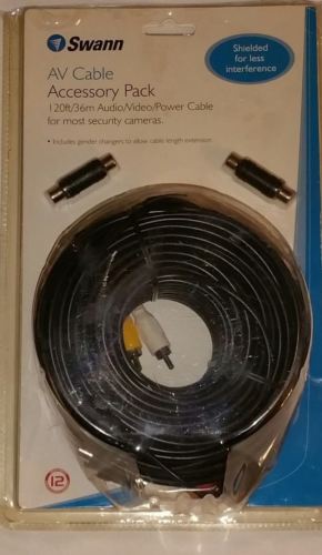 Swann SW-P-36M AV Cable 120 Feet / 36 Meters - Audio/Video/Power in ONE Cable