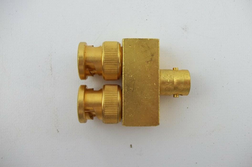 Trompeter TEI TEI14949PN-2 Gold-Plated BNC 1-to-2 Splitter Female-Male