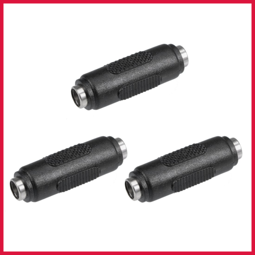 3Pcs DC Female To Connector 5.5Mm X 2.1Mm Power Cable Jack F To