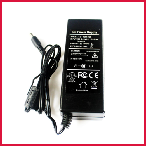 AC 100 240V To DC 12V 5A Power Supply Adapter Switching 5.5X2.1Mm For CCTV Camer