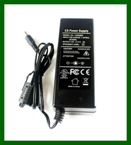 AC To DC 12V 5A Power Supply Adapter W 9 Way Splitter Cable For CCTV Security Ca