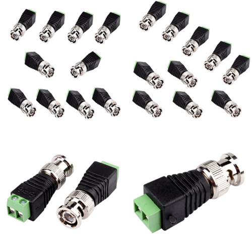 TM 10X CCTV Security Camera BNC Plug Connector Adapter FREE SHIPPING