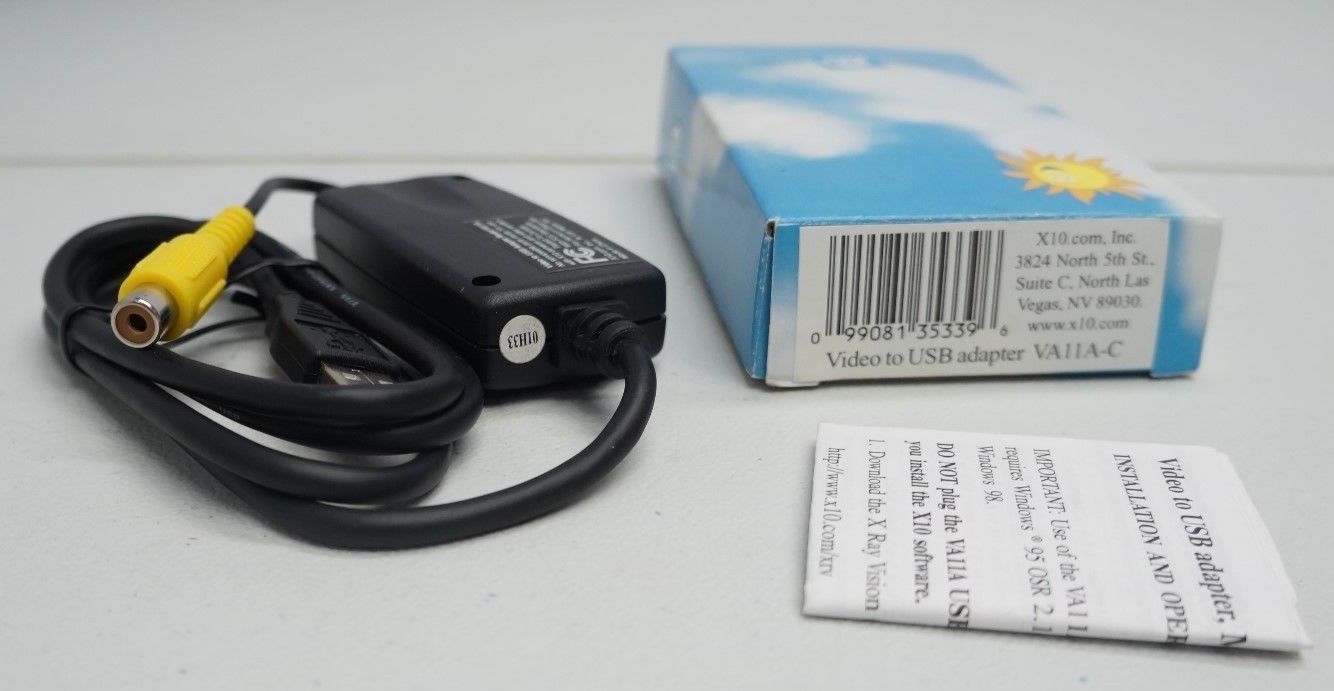 X10 Video to USB Adapter VA11A-C NEW