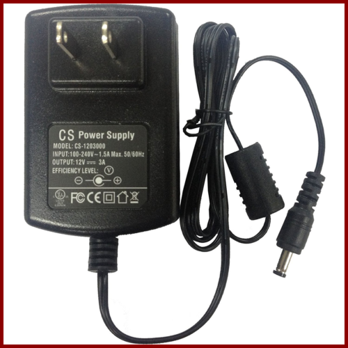AC 100 240V To DC 12V 3A Power Supply Adapter Switching For CCTV Cameras DVR NVR