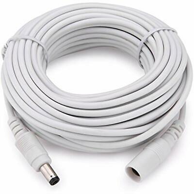 Power Surveillance Camera Cables Extension 33ft 2.1mm 5.5mm Compatible With 12V
