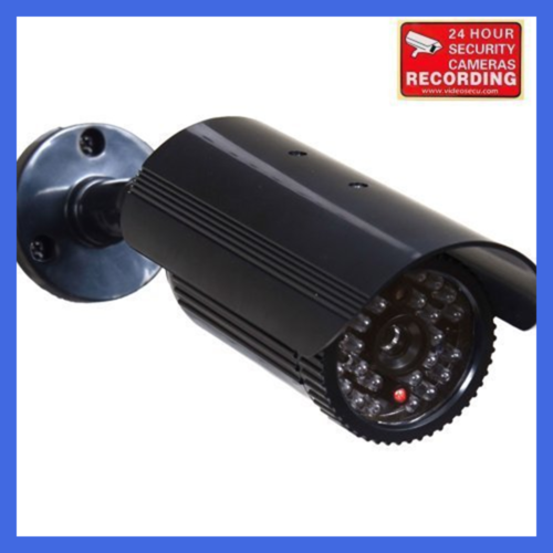 Videosecu Fake Security Camera CCTV Home Surveillance Dummy IR Infrared Bullet W