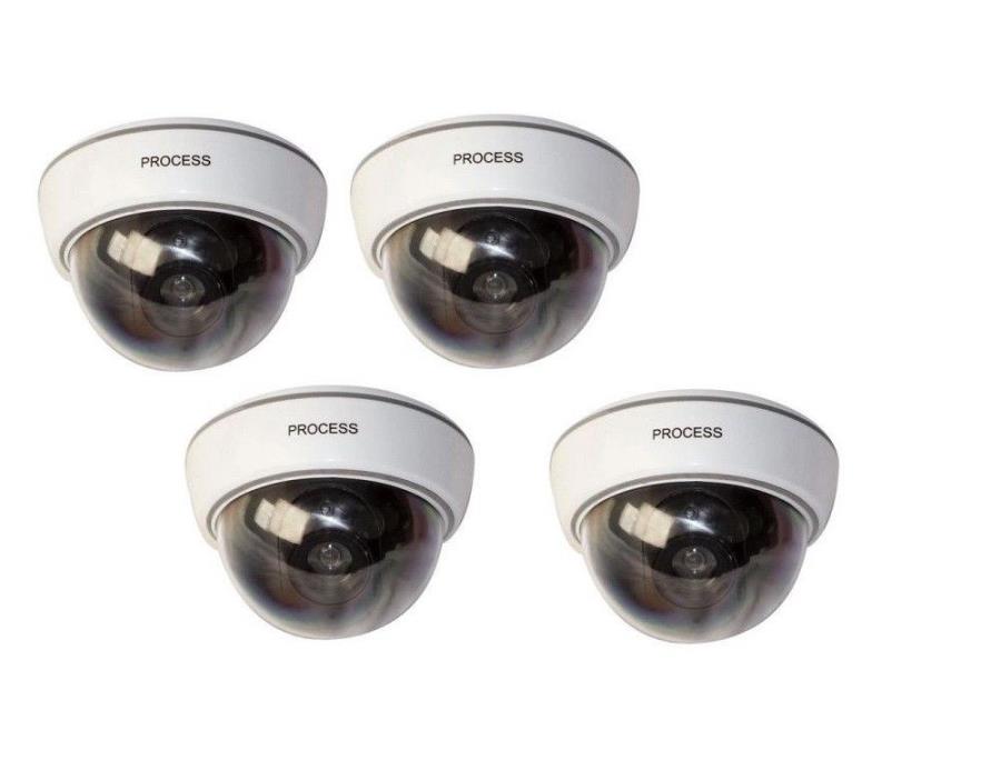 4 Pack Wireless Fake Dummy Dome Security Camera ~ New - FAST SHIPPING