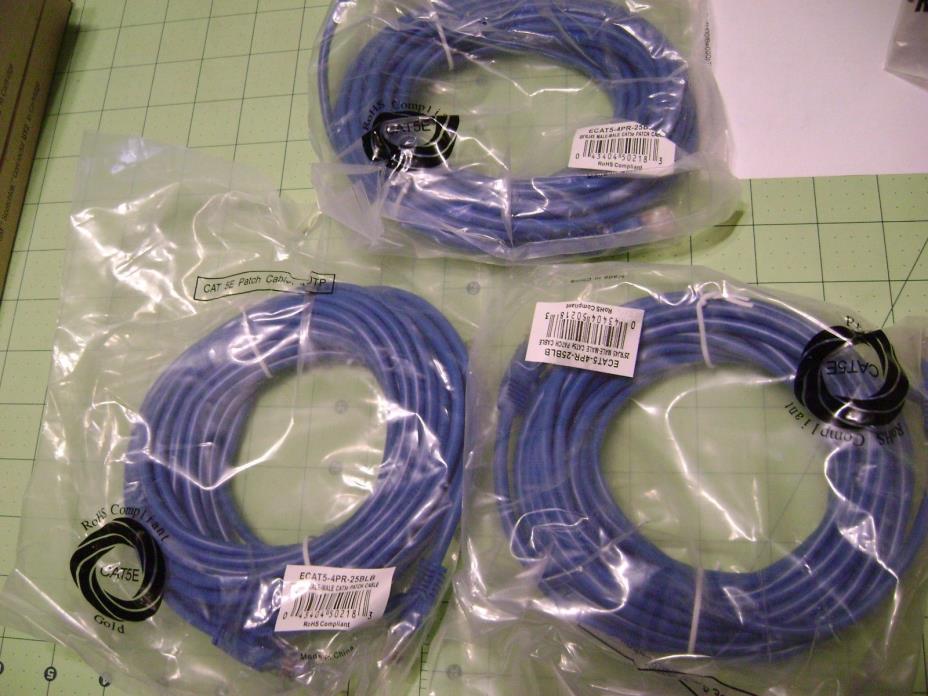 ECAT5-4PR-25BLB 25 Ft. Cat 5E Patch Cable 4 PAIR UTP JM