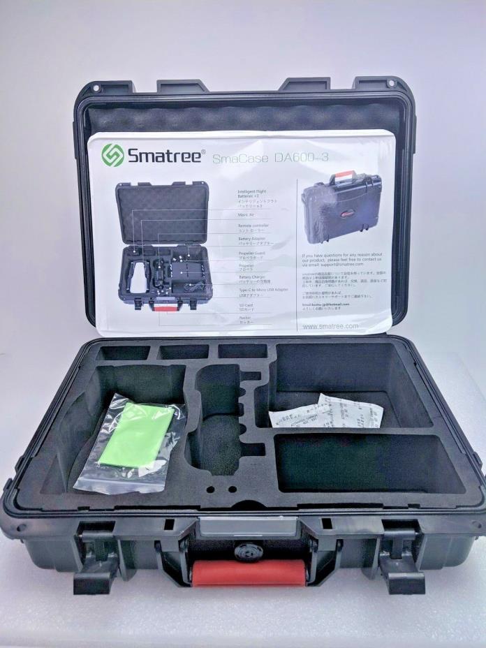 Smatree DA600-3 DA600 Hard Carrying Case for DJI Mavic Air Waterproof Drone