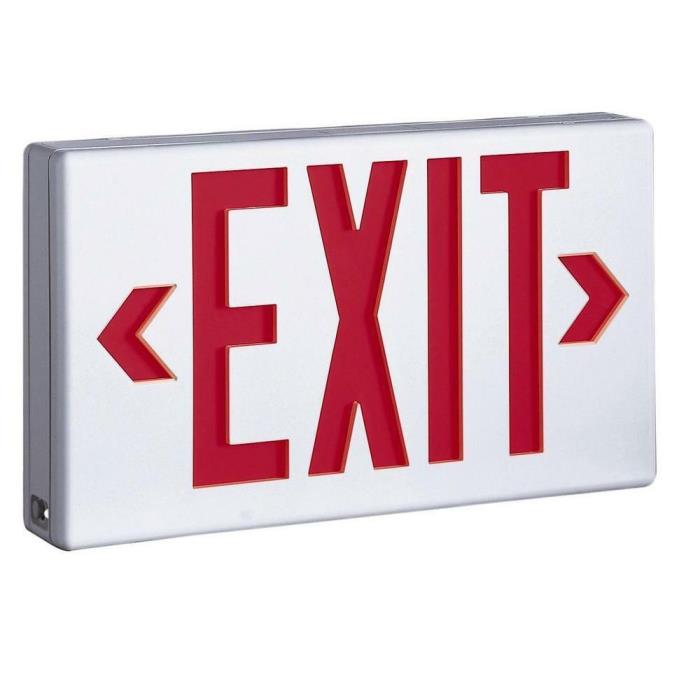 Sure-Lite Polycarbonate LED Commercial Emergency Exit Sign LPX6
