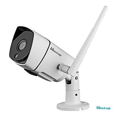 Vimtag WiFi HD Outdoor Security IP Camera,Weatherproof,Night Vision,Motion Push