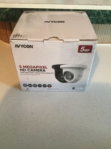 AVYCON AVC-ETA51FT-W IR Turret Dome Camera 3.6mm 5MP White