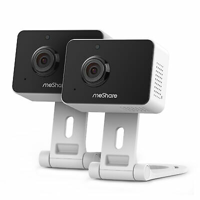 1080p Mini Wireless Two-way Audio Camera 2-Pack with Free 6-Month Cloud service