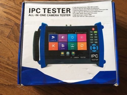 IPC all-in-one Camera Tester 7inch touch screen 4K video video
