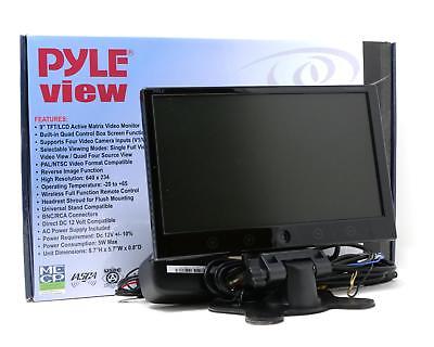 Pyle PLHRQD9B 9-Inch Quad TFT/LCD Video Monitor