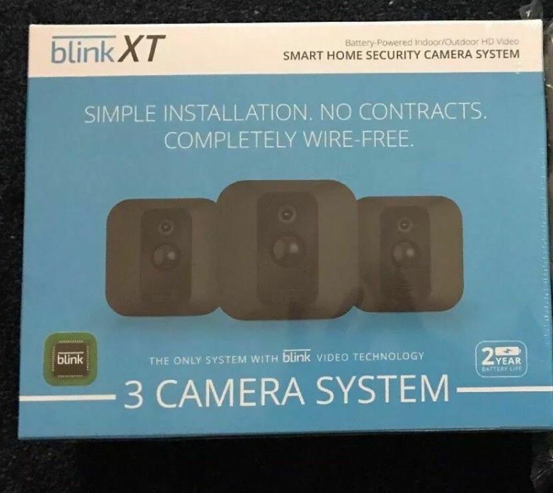 NEW Blink XT 3 CAMERA Outdoor/Indoor Home Security Camera System HD CLOUD Motion