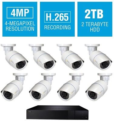 Q-SEE 16-Channel 4K 2TB NVR Surveillance System with 4MP 8-Bullet Cameras