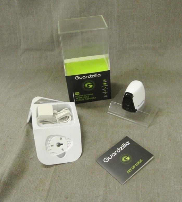 GUARDZILLA HD INDOOR~OUTDOOR WIRELESS VIDEO CAMERA IN ORIGINAL BOX (100975-2 H)