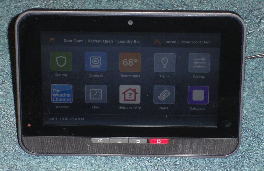TECHNICOLOR iCONTROL TCA203COM HOME AUTOMATION TOUCHSCREEN PANEL E7 - FAST SHIP!