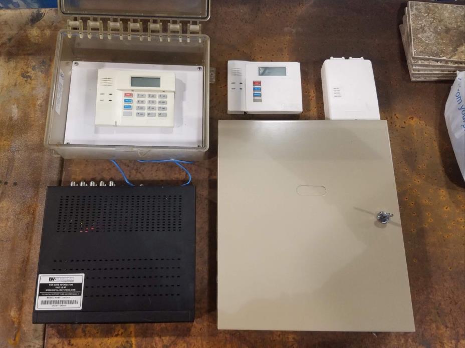 Securty System (Digital Watchdog DVR, Honeywell Control Panels, Main Box)