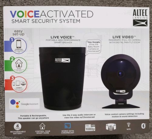 Altec Lansing Voice Activated Smart Security System