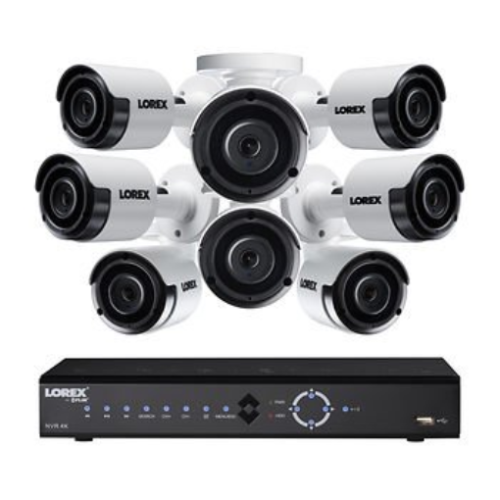 Lorex 16 Channel, 4K NVR Security System, 3TB,8 Night Vision Color Camera