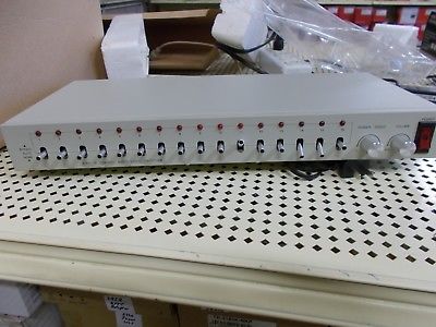 16 Camera Multiplexer Switcher w audio Variable Speed