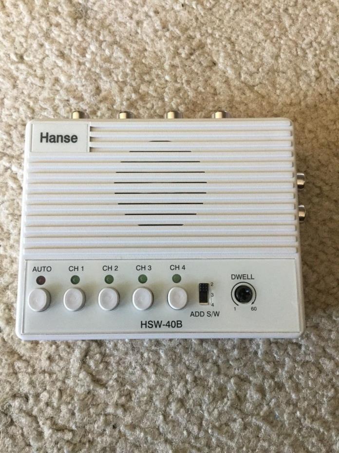 Hanse Electronics HSW-40B 4CH Auto Switcher New