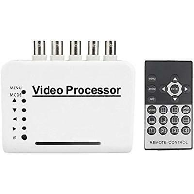 4 Security & Surveillance Channel CCTV Video Quad Splitter Camera Processor Kit