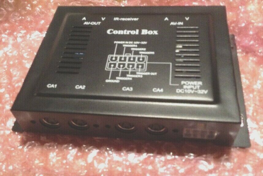 SAFETY VISION 4 CAMERA CHANNEL VIDEO SWITCHER CONTROL BOX SV-4CCB70 10-32V AV