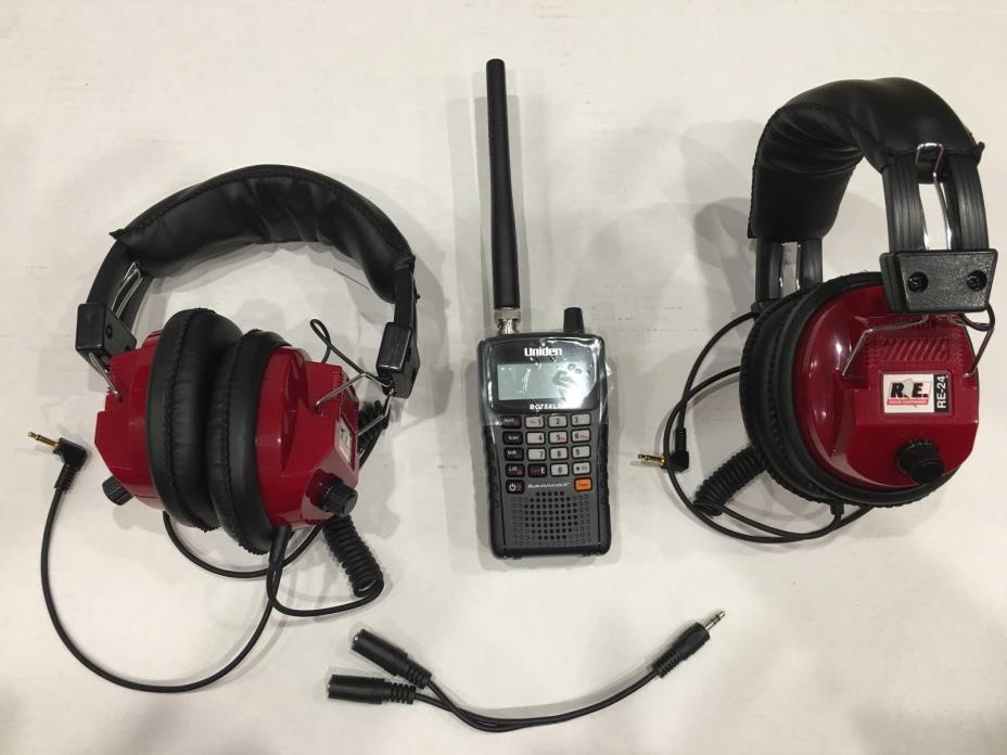 NASCAR  Racing Race Scanner with 2-headsets Uniden BC75XLT BRAND NEW