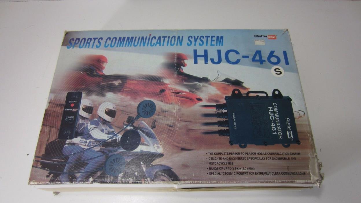 NOS Chatter Box Sports Communication System HJC-461 Radio