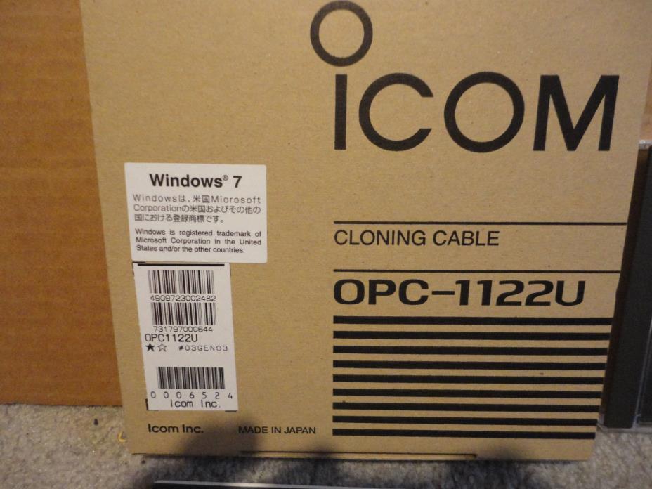 ICOM OPC-1122U  ---  Programming Cable Kit  for F121, F221, f5011, f5021 & more