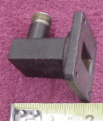 UG-397 PICKUP WR112 WAVEGUIDE to N ADAPTER 8.5-9.6 GHZ MICROWAVE u/w TS-147